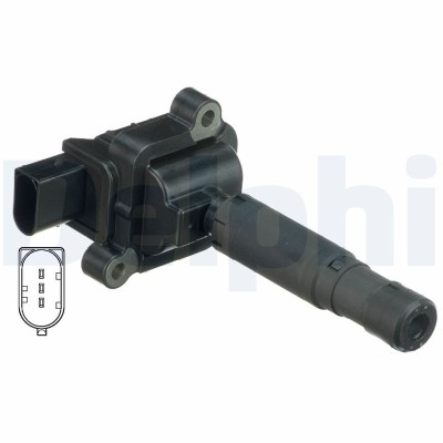 DELPHI GN10552-12B1 bobina de inductie foto