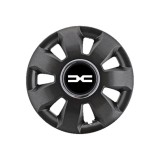 Set 4 Capace Roti potrivite jantelor de 16 inch, pentru Dacia Nou model Ares Black