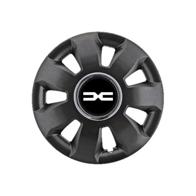 Set 4 Capace Roti potrivite jantelor de 16 inch, pentru Dacia Nou model Ares Black foto