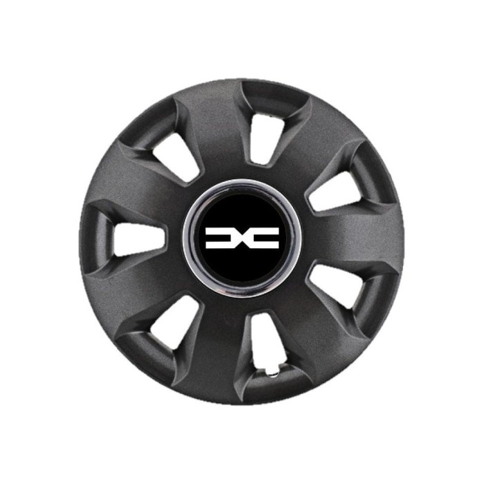 Set 4 Capace Roti potrivite jantelor de 16 inch, pentru Dacia Nou model Ares Black