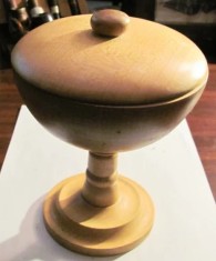 CY - Cupa / Recipient / din lemn foarte frumoasa / impecabila