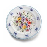 Cumpara ieftin Farfurie portelan multicolor Flori &Oslash; 20 cm