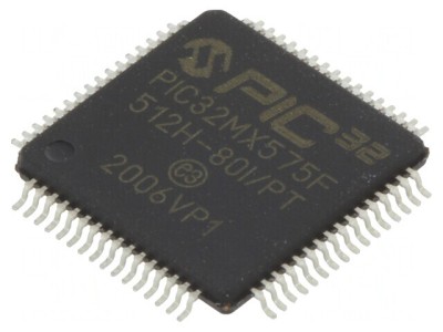 Microcontroler PIC32 512kB 2,3-3,6VDC SMD TQFP64 foto