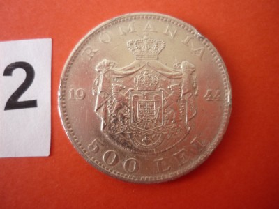 500 LEI 1944 ARGINT ***** foto