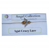 Bratara therapy angel collection agat crazy lace 6-8mm, Stonemania Bijou