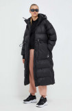 Adidas by Stella McCartney geacă femei, culoarea negru, de iarnă, oversize HR4481