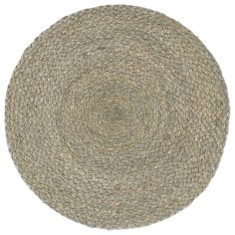 Naproane, 4 buc., gri, 38 cm, iuta, simplu, rotund foto