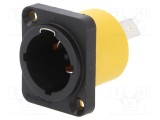 Conector soclu alimentare AC 3 pini 16A 250V termoplast AMPHENOL