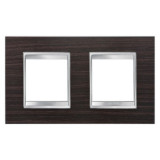 Placa ornament CProiector HORUS LUX international - IN TECHNOPOLYMER finisaj lemnING - 2+2 modul HORIZONTAL - WENGE - CProiector HORUS