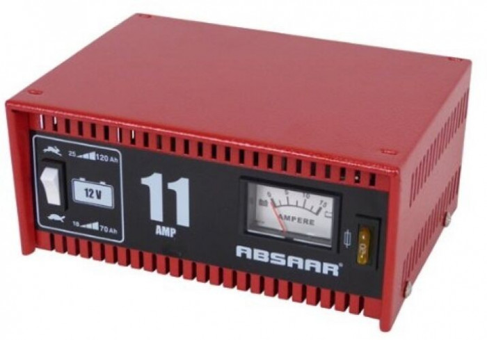 Redresor baterie auto Absaar Germany 12V 11A incarcator cu incarcare normala/rapida si indicator cu led Kft Auto