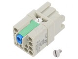 Conector Femelă Han Q 12/0 cu Șurub IP65/67