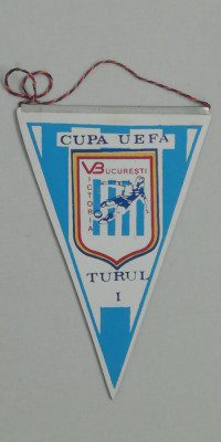 M3 C7 - Tematica sport - fotbal - Victoria Bucuresti - Larnaca Cipru - 1987 foto
