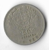 Moneda 50 centavos 1930 - Cabo Verde