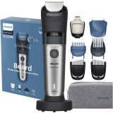 Aparat de tuns electric Philips BT7670/15 Seria 7000, 40 setari lungime, tehnologie BeardSense, 100% rezistent la apa, husa transport, Gri