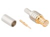 Conector MCX mufă tată drept 50&Omega; pentru cablu PTFE aurit
