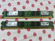 Kit Dual Channel Memorie Ram Kingston 8 GB (2 X 4 GB) 1600Mhz. foto