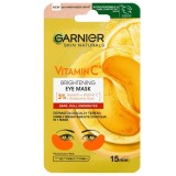 Masca servetel pentru ochi cu efect de iluminare Skin Naturals, 5g, Garnier