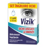 Vizik picaturi pentru ochi uscati si obositi, 2*10 ml, Zdrovit