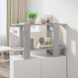 VidaXL Bibliotecă/Separator cameră, gri beton, 80x30x51 cm