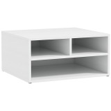 HOMCOM Suport pentru Imprimantă cu 2 Niveluri, 47x40x27.5 cm, Alb | Aosom Romania