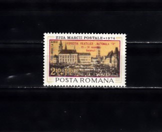 M1 TX8 9 - 1974 - Expozitia Filatelica Nationala &amp;#039;74 - supratipar foto