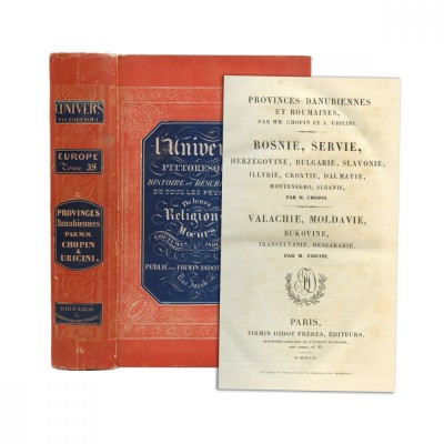 M. Chopin și M. Ubicini, Provinces danubiennes et roumaines, 1856 foto