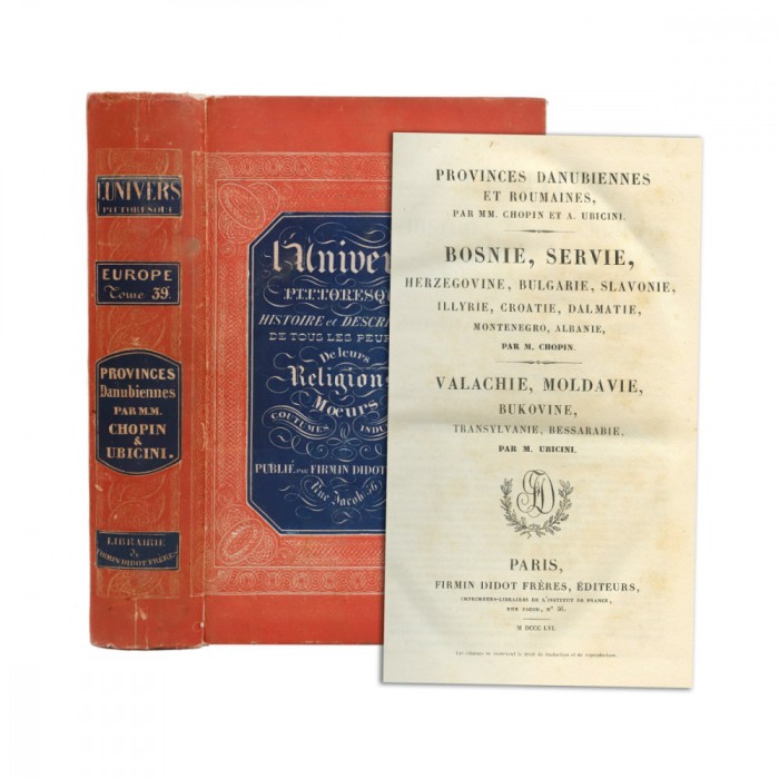 M. Chopin și M. Ubicini, Provinces danubiennes et roumaines, 1856