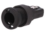 Clemă siguranţe cilindrice 5x20mm 250V neagră BULGIN