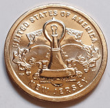 1 Dollar 2019 USA, New Jersey, Edison Bulb, American Innovation, unc, P/D, America de Nord