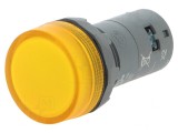 Lumină de control LED galbenă 22mm CL2 25-70&deg;C