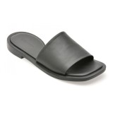Papuci GRYXX negri, 4266501, din piele naturala