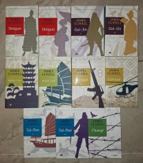 James Clavell - Shogun I-II * Gai-Jin I-II * Nobila Casă I-II * V&acirc;rtejul I-II * Tai-Pan&nbsp; I-II * Changi (11 volume)