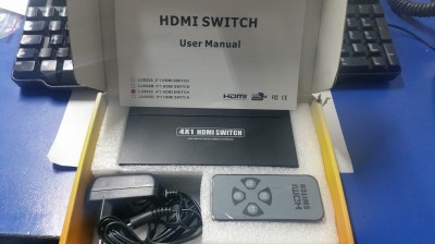 Comutator HDMI cu telecomanda LU602C 4 X 1 HDMI foto