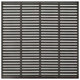 Cumpara ieftin Gard tip oblon, gri inchis, 180x180 cm, WPC