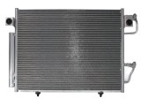 Condensator climatizare Mitsubishi Pajero, 04.2000-01.2007, motor 3.5 V6, 149 kw benzina, cutie manuala/automata, full aluminiu brazat, 680(600)x490(