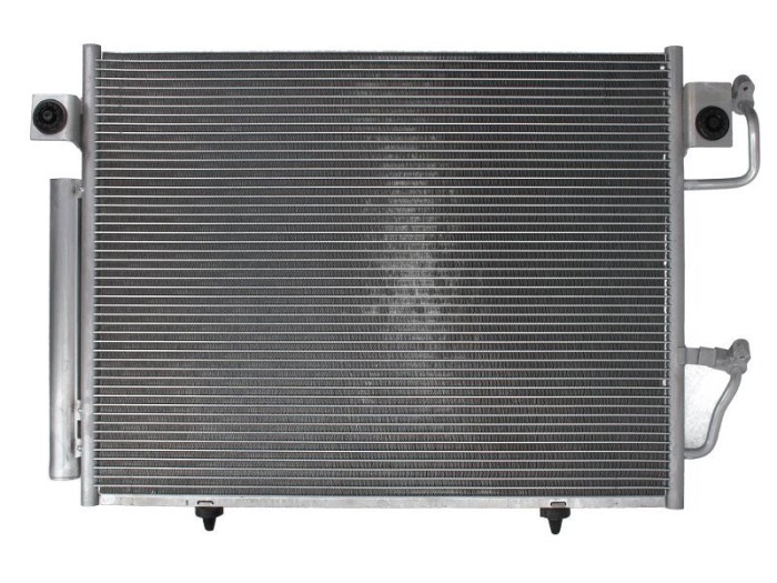 Condensator climatizare Mitsubishi Pajero, 04.2000-01.2007, motor 3.5 V6, 149 kw benzina, cutie manuala/automata, full aluminiu brazat, 680(600)x490(