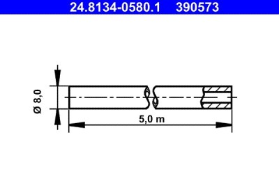 ATE 24.8134-0580.1 Conducte frana foto