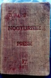 F136-E. NANU- NOCTURNE-carte veche ed. 1 a Bucuresti 1900.