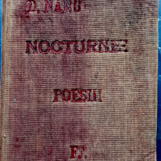 F136-E. NANU- NOCTURNE-carte veche ed. 1 a Bucuresti 1900.