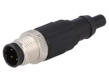 Terminator M12 PIN 4 tată Profibus drept