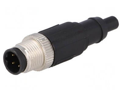 Terminator M12 PIN 4 tată Profibus drept foto