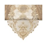 Cumpara ieftin Napron Beige Golden cu dantela 40 cm x 140 cm
