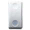 Intrerupator simplu cu indicator luminos Gewiss System GW20572, incastrat, modular - 1, alb