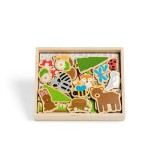 Set magnetic - Animalute din padure, BigJigs Toys