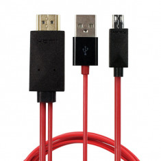 Cablu MHL micro USB, HDMI, pentru Samsung Galaxy SIII - 129672 foto