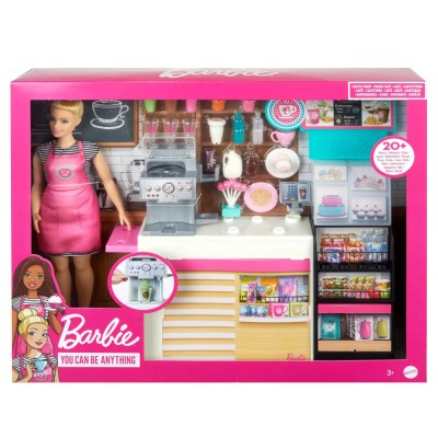Barbie Set Cafenea Cu 20 De Accesorii foto