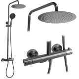 Coloana de dus cu termostat Drop Titan