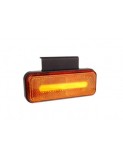 Lampa semnalizare led dreptunghiulara , portocaliu 12-24V, Amio