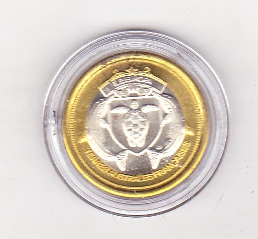 bnk mnd Europa Island - Insula Europa 200 franci 2012 bimetal , vapor