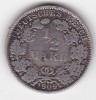 Germania &frac12; Mark Marca 1909 Wilhelm II type 2 small shield Litera E, Europa, Argint